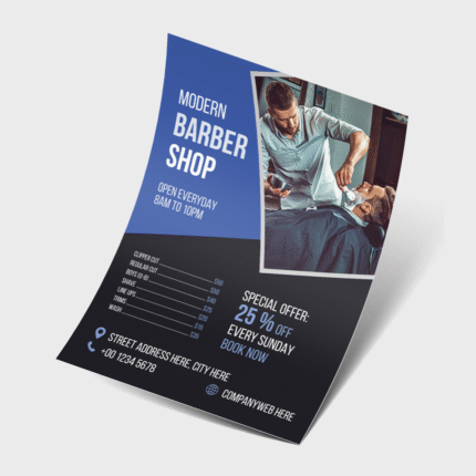 Flyer Printing A4 Size With Price List, 170 Gsm Glossy Front & Back